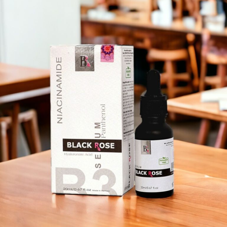 Serum Black Rose Dưỡng ẩm cho da, làm sáng da, giảm sạm da, giảm mất nước, Giúp tang sinh Collagen, se khít lỗ chân lông