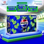 Thùng Nước Uống Có Gaz Pepsi Vị Chanh Không Calo, Không Đường (320ml/lon)