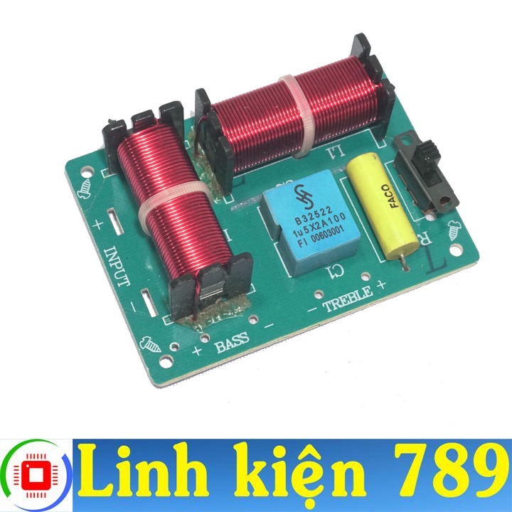 Phân tần loa V1 2 đường tiếng bass 1-2 tấc - LinhKiện789
