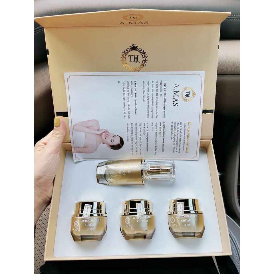 Bộ sản phẩm Amas nám không bong. mỹ phẩm cao cấp
