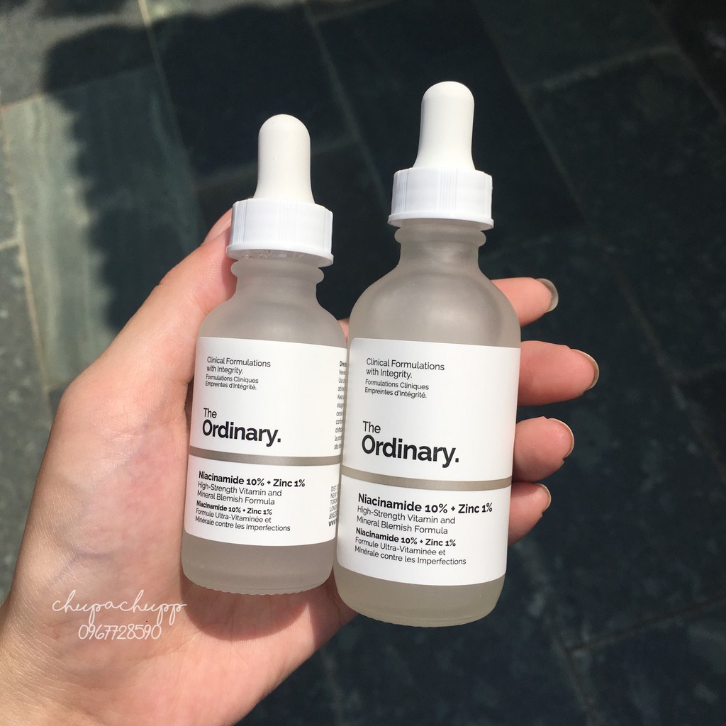 Serum dưỡng da Niacinamide 10% + Zinc The Ordinary