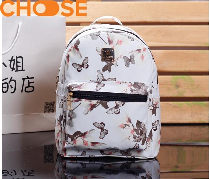 Balo Nữ Balo Thời Trang Túi Xách Tay Nữ Phối Hình Hoa Anh Đào Đẹp Mắt Phong Cách Nhật Bản BB1206