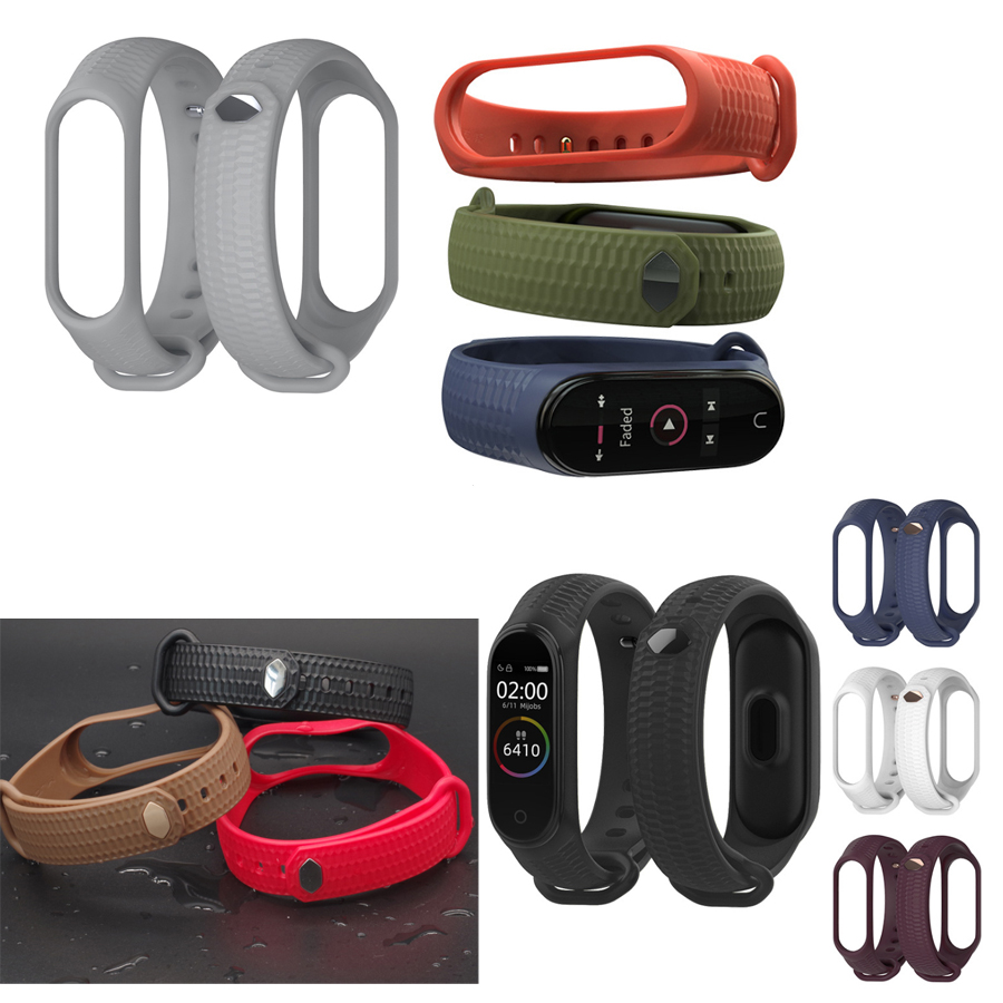 Dây đeo thay thế cho Mi band 3/4 Mijob xịn MB11 da rắn (Soạn hàng theo lựa chọn)