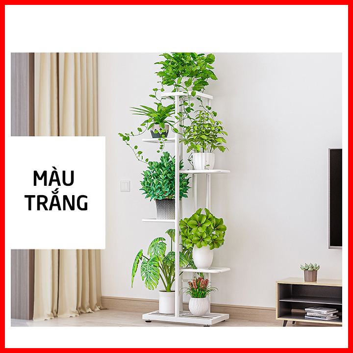 Kệ để cây cảnh size 4 tầng, giá để cây cảnh, kệ hoa, kệ cây cảnh trong nhà ngoài trời, kệ cây kiểng