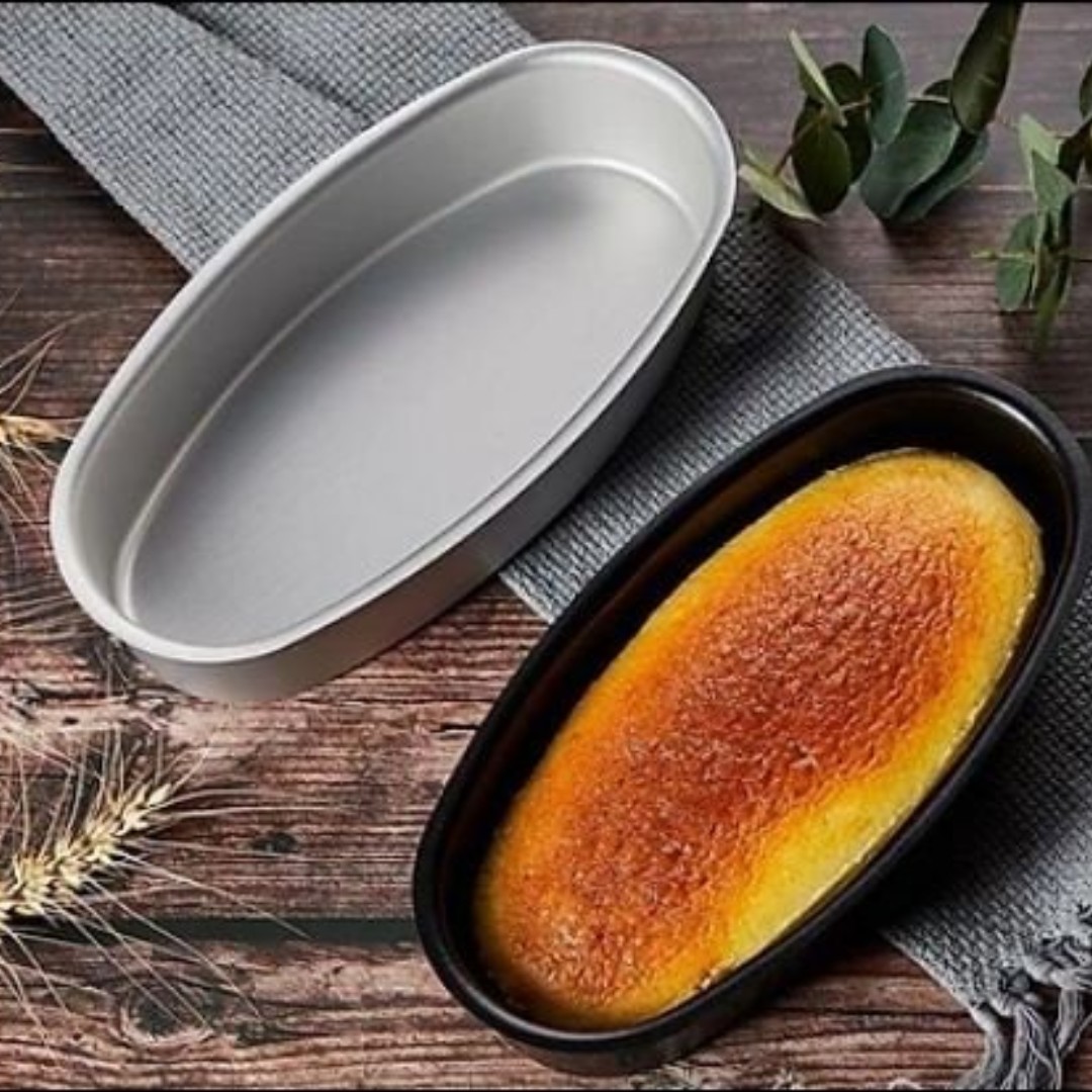 Khuôn bánh mỳ hoa cúc chống dính,Khuôn Oval nhôm đúc D08