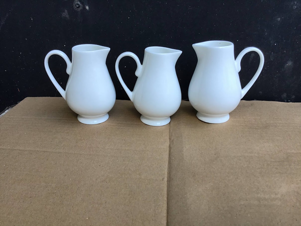 Freeship Max Combo 3 Bình Rót - bình rót sữa sứ trắng, bình rót sữa đặc mật ong sứ cao cấp, bình rót sữa 35ml, 140ml