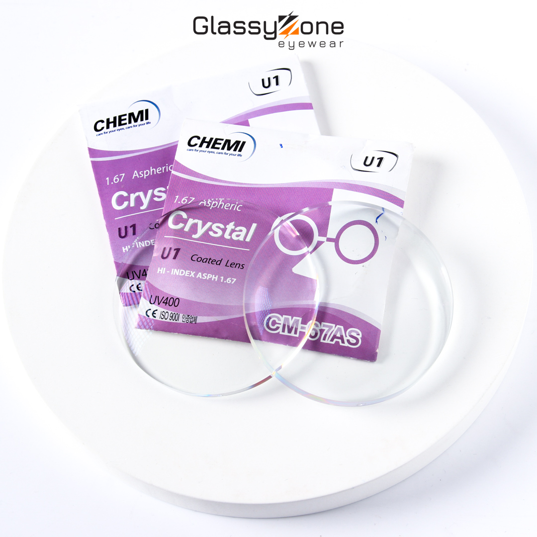 Tròng Kính Siêu Mỏng Hàn Quốc CHEMI U1 1.67 | GlassyZone