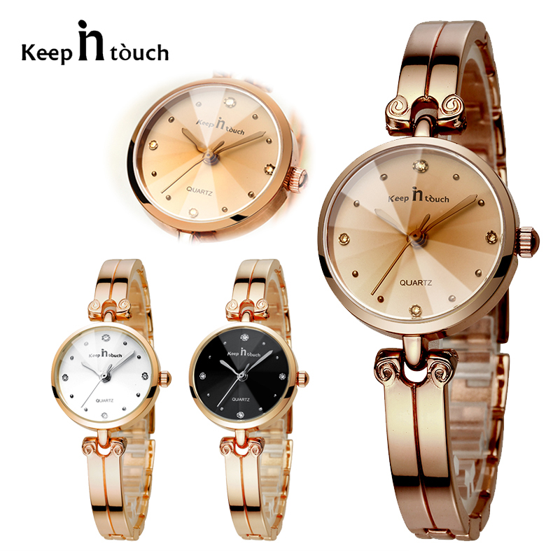 Đồng Hồ Keep In Touch Chính Hãng Sang Trọng Dành Cho Nữ 8422 Dây Thép Cao Cấp Không gỉ