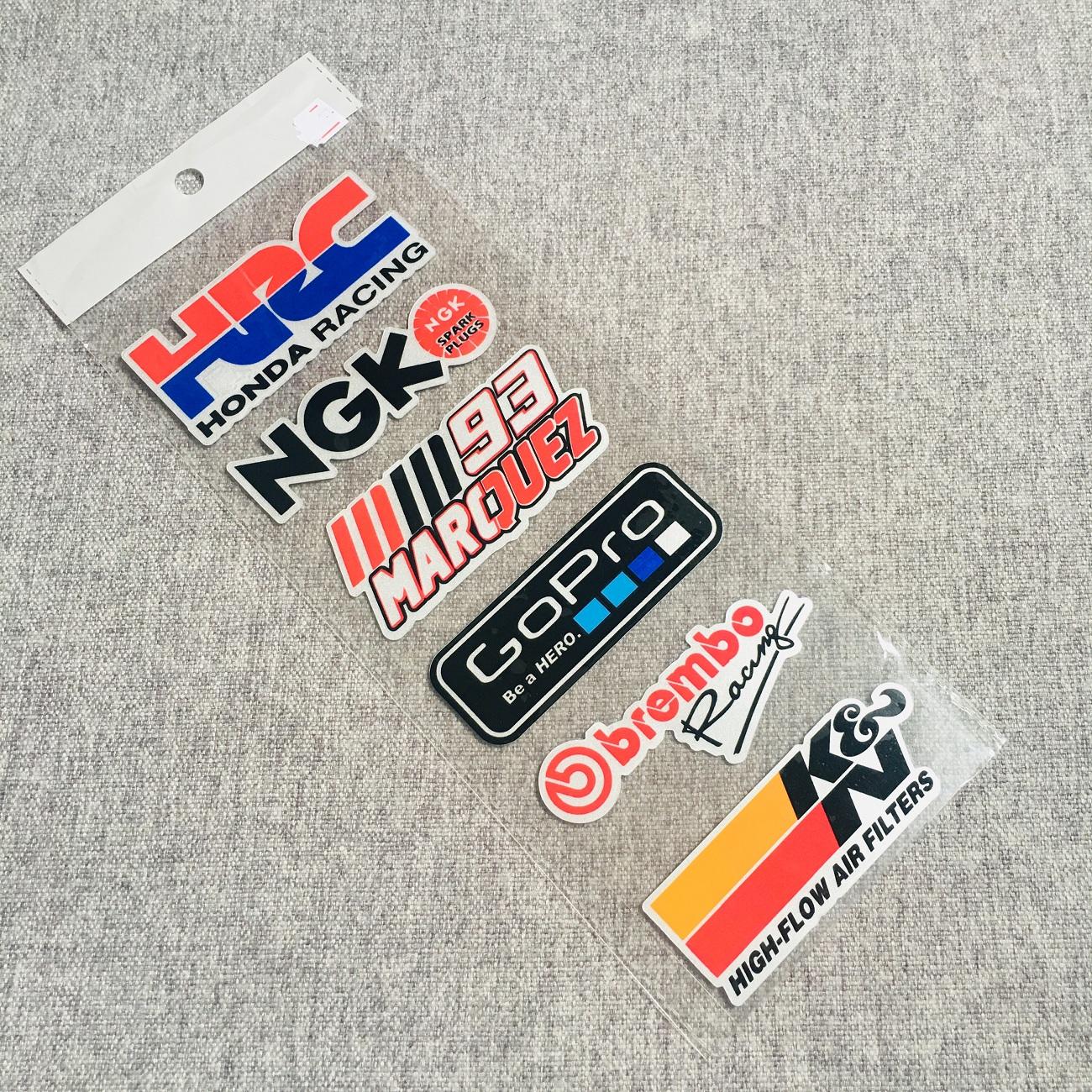 [HCM]TEM TẤM LOGO DÁN XE MÁYTRANG TRÍ XE MÁY NHIỀU HÌNH ĐỘC ĐÁO LẠ MẮT (KIỂU 1)