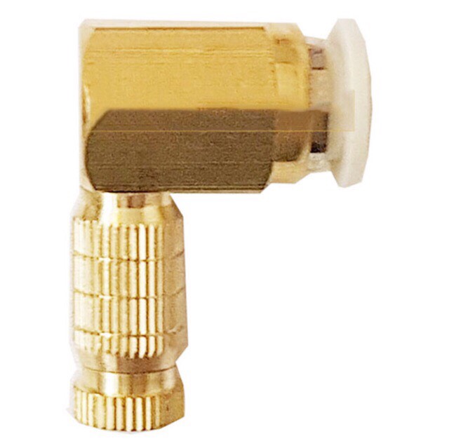 Bộ 5 chiếc đế cuối béc phun sương chất liệu bằng đồng ống phi 8mm nối đầu phun sương của bộ phun sương làm mát không khí...