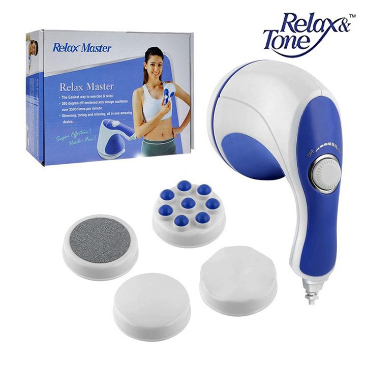 Máy Massage Làm Thon Cơ Thể Chính Hãng 5 Đầu Đánh (Relax)-Máy Massage Toàn Thân Đa Chức Năng Cao Cấp Giá Rẻ Chất Lượng Vượt Trội Giảm Nhức MỏiXả Trest Hiệu Quả.Giá Hấp Dẫn(-50%)