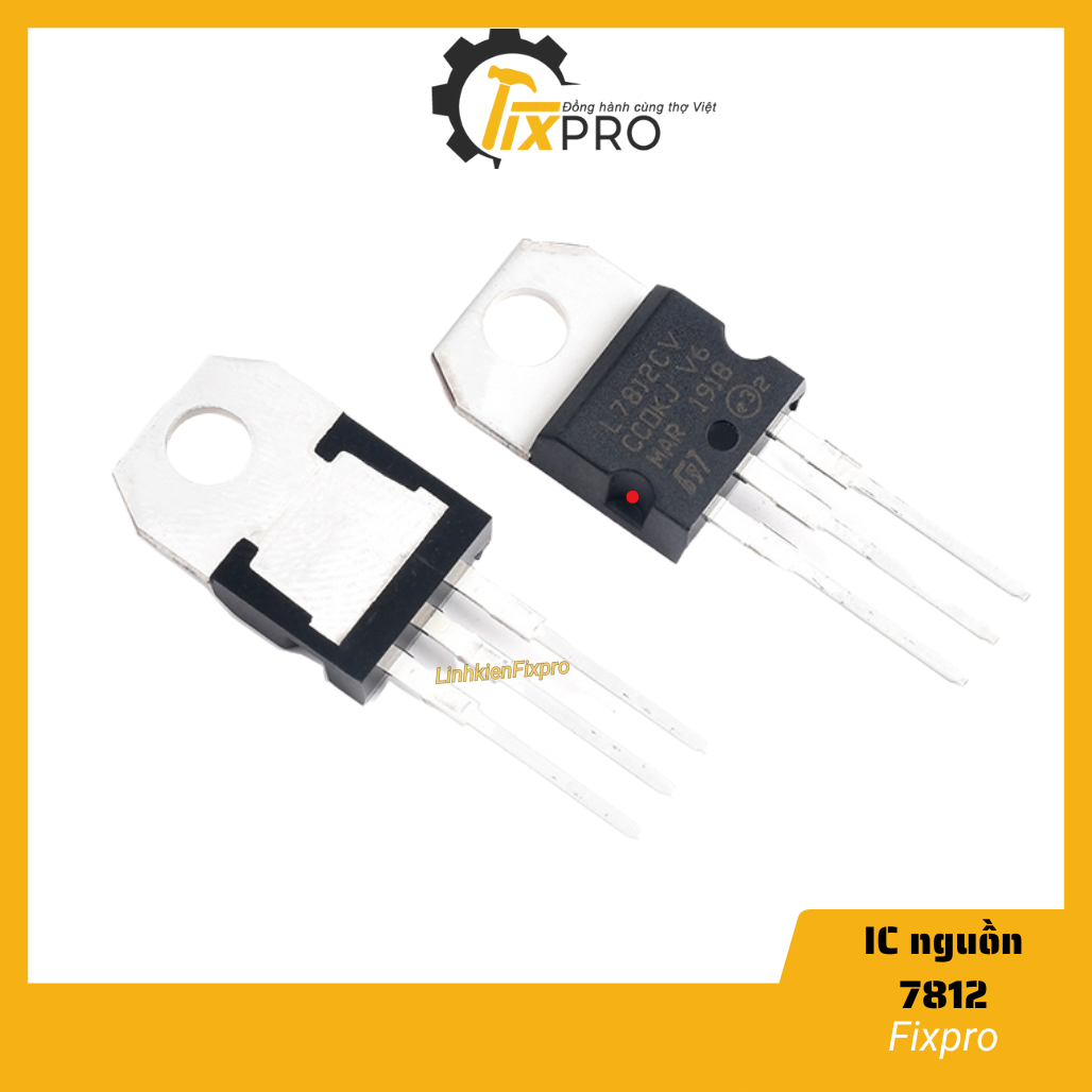 IC nguồn ổn áp 7812 L7812 đầu ra 12V chất lượng tốt