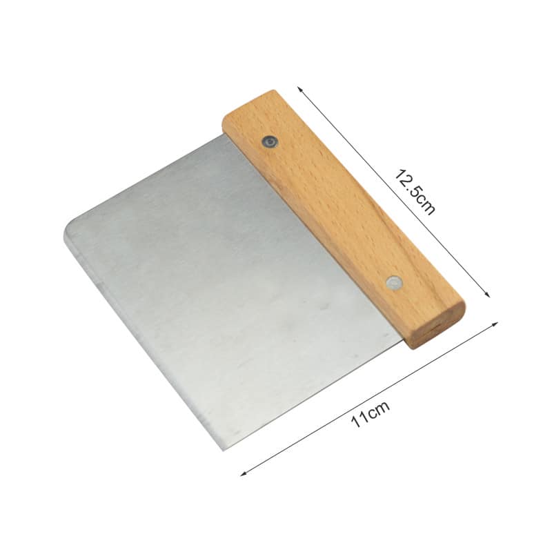 Dụng cụ cắt bột inox cán gỗ, cao cấp