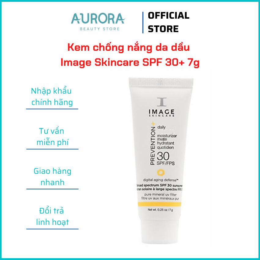HÀNG CÔNG TY Kem chống nắng DA DẦU IMAGE Skincare Prevention SF30+ mini 7g