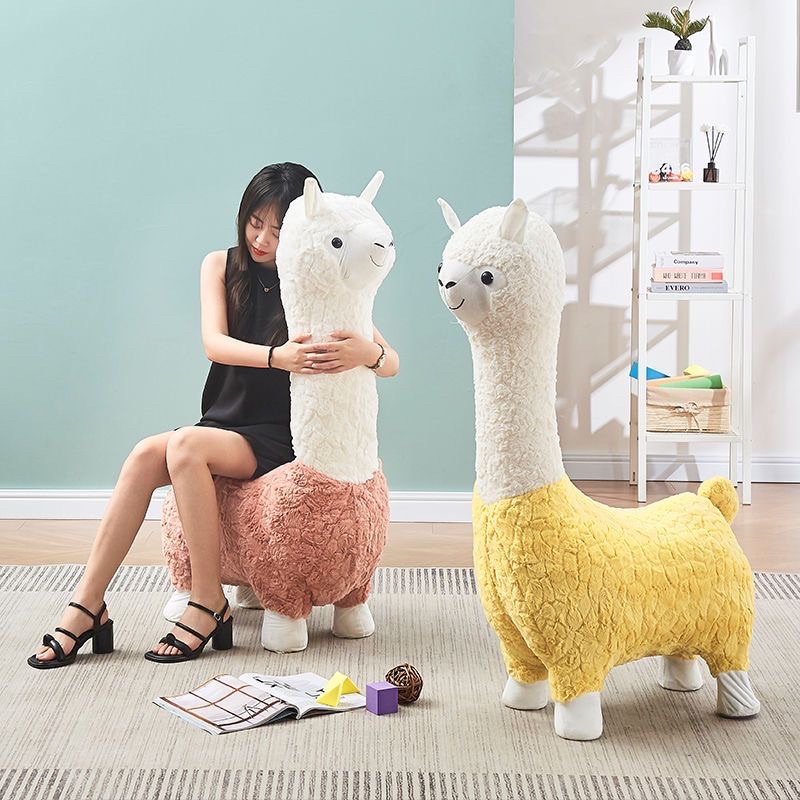 Ghế lạc đà Alpaca đáng yêu cao 110 cm homezdecor