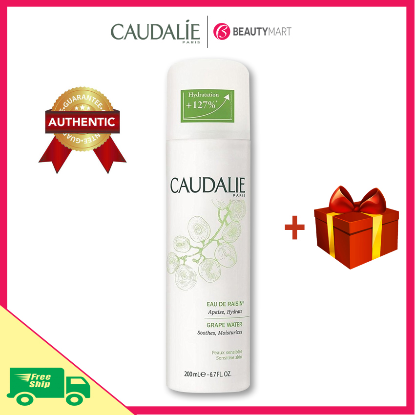 Nước xịt khoáng dưỡng ẩm cho da nhạy cảm Caudalie Grape Water chính hãng
