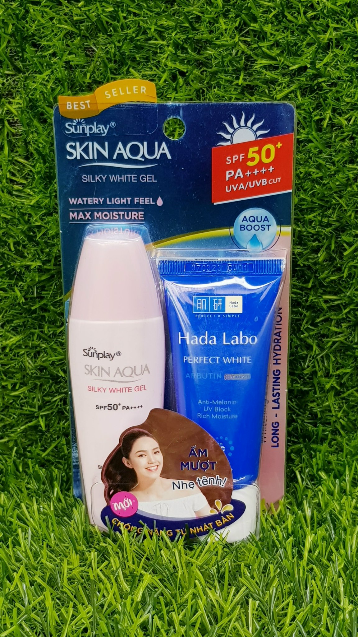 [HCM]Kem chống nắng dưỡng da trắng mịn Sunplay Skin Aqua 30g