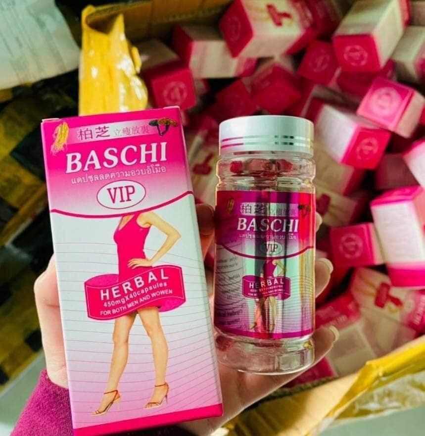 Giảm cân Baschi hồng mẫu mới - giảm nhanh hiệu quả