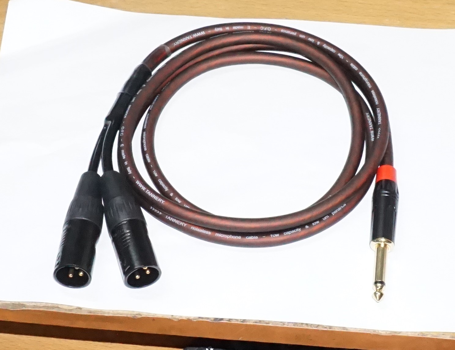 dây 6ly ra 2 canon Đực loại tốt dài 1.5m dây italy