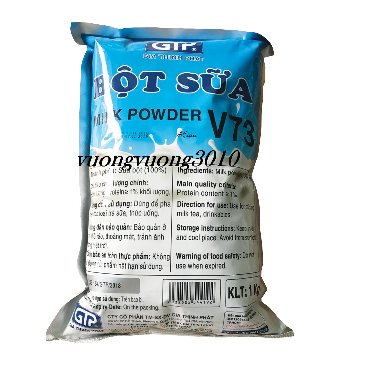 Bột sữa gia thịnh phát v73 gói 1kg