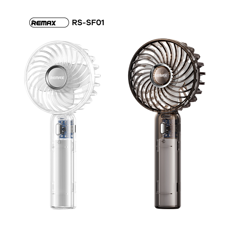 Sale Chính Hãng Xiaomi uạt Cầm Tay Dùng Pin Quạt Mini Dùng Pin Sạc Siêu Rẻ Quạt sạc tích điện cầm tay, 3 tốc độ gió,kèm pin sạc dây cắm USB, Quạt Remax RS-SF01 Pin 1200mAh Siêu Bền