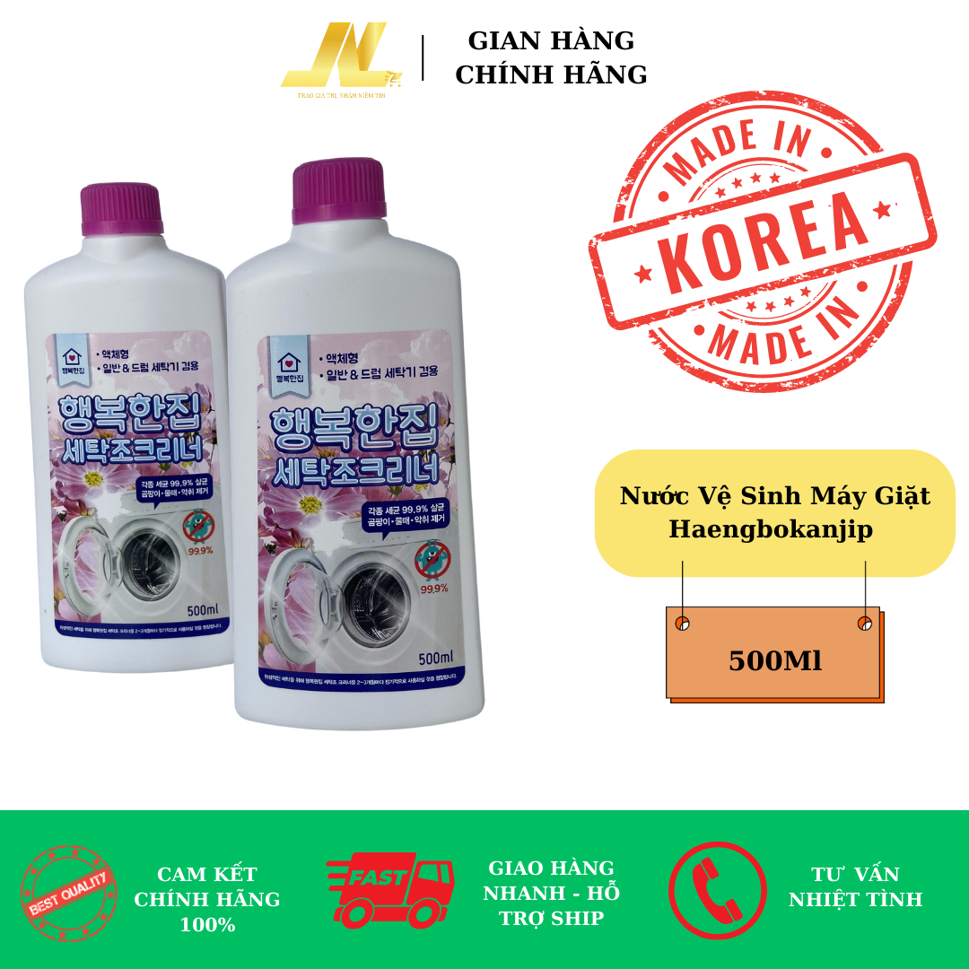Nước Vệ Sinh Máy Giặt Haengbokanjip 500ml