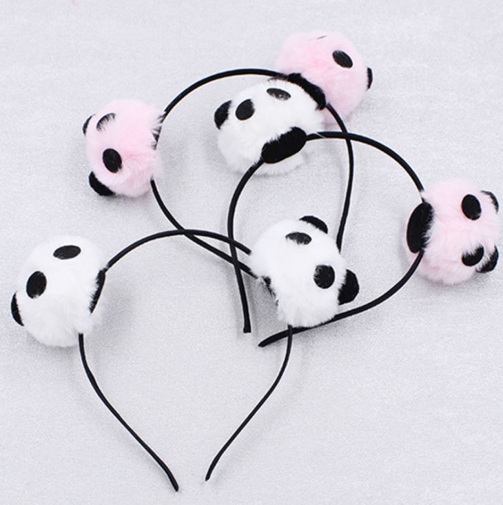 Băng Đô, Bờm Cài Tóc Mix Hình gấu Trúc Cute M17 Siêu HOT