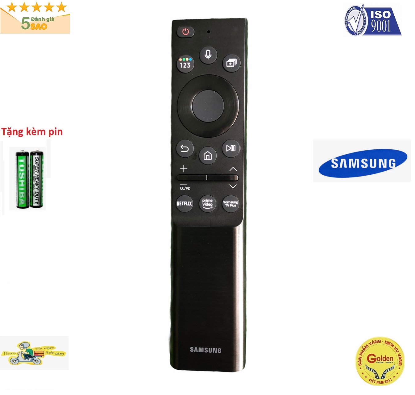 Điều khiển tivi samsung giọng nói Qled màu đen năm 2021 sạc điện bằng năng lượng mặt trời , cam kết hàng chính hãng - Remote SamSung Qled - Remote tivi SamSung Qled giọng nói năng lượng mặt trời chính hãng