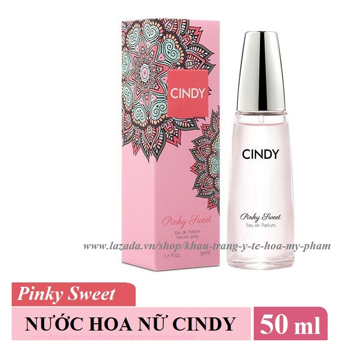 [HCM]Nước Hoa Cindy Pinky Sweet 50 ml - Hương Ngọt Ngào