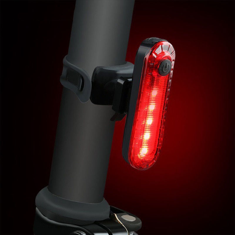 Đèn led xe đạp cảnh báo 4 chế độ goinglink yp0701183 pin sạc