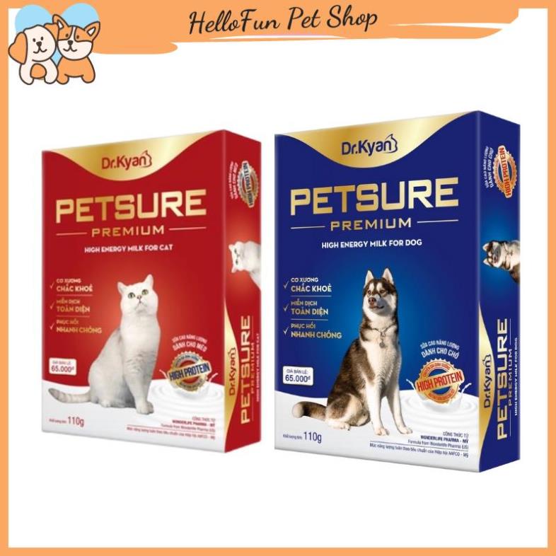 Sữa bột dinh dưỡng cao cấp cho chó mèo Premium Dr.Kyan (Hộp 110g)