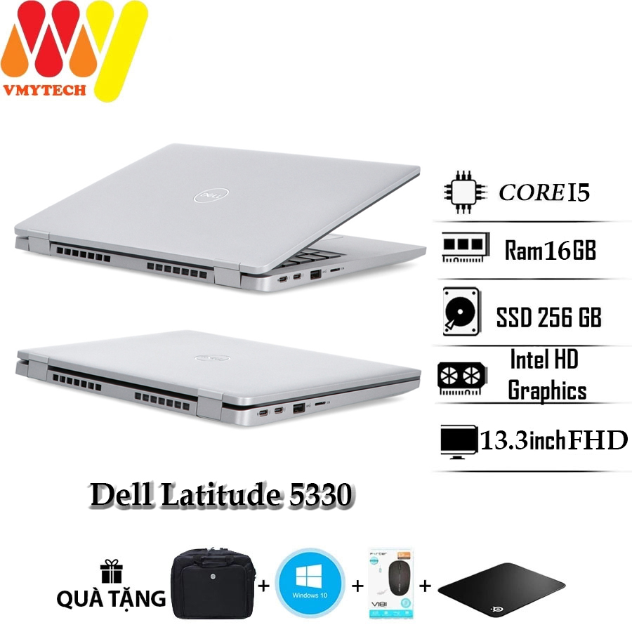Dell Latitude 5330, Dell E5330 Core i5-1245, Ram 16GB, SSD 256GB, màn 13.3inch Full HD