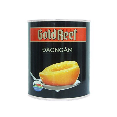 Đào ngâm gold reef 825g