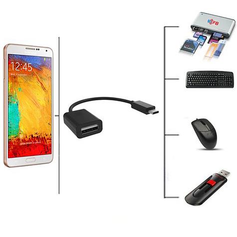 Cáp OTG USB Cái-MicroUSB ( Kết nối điện thoại với USB, Chuột, Tay Game... ) OTG1