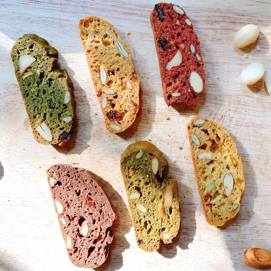 Ưu Đãi 1kg bánh Biscotti Healthy   Bánh Biscotti Healthy 100 Nguyên Cám dành cho người ăn kiêng giảm cân
