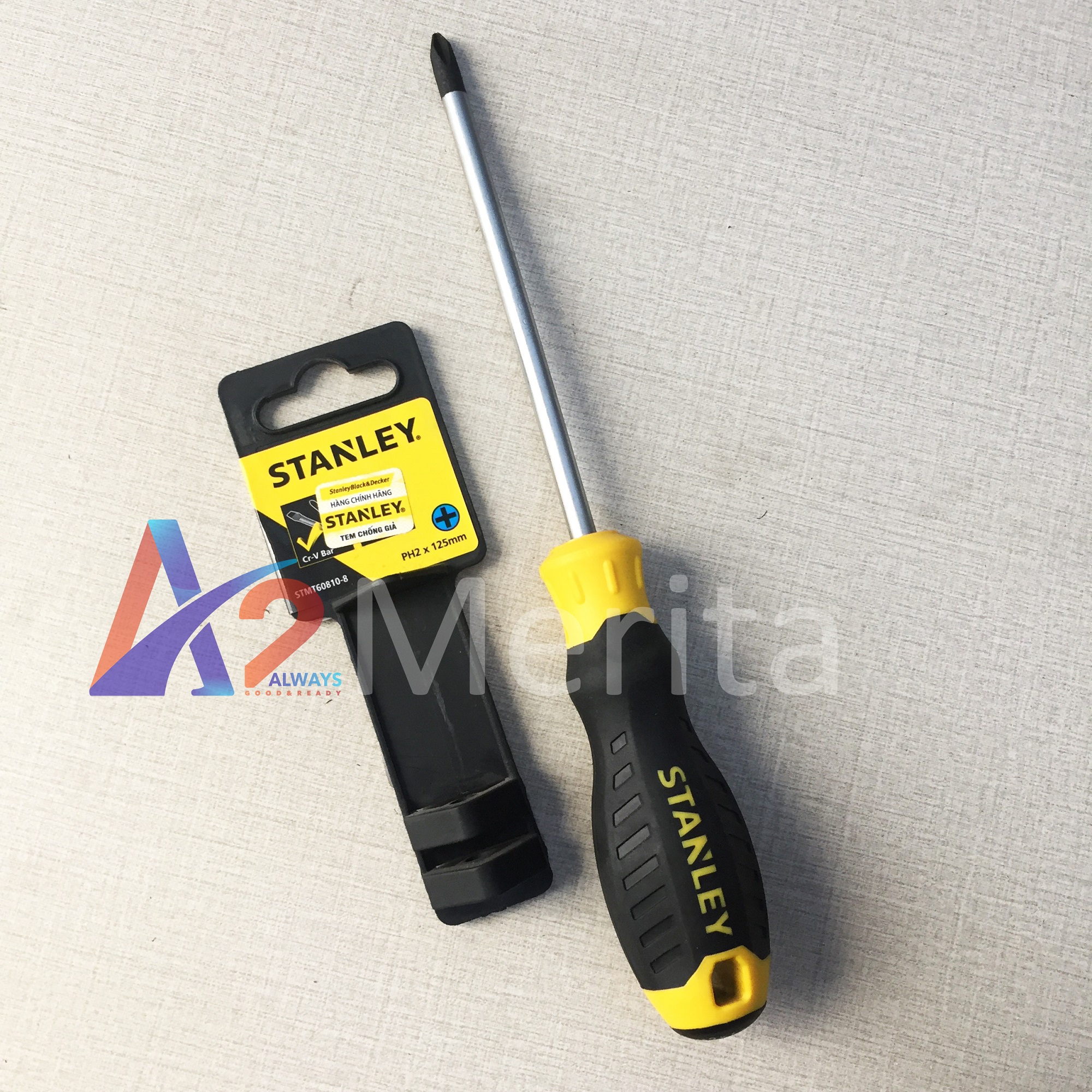 Tua vít bake ph2x125mm có từ stanley stmt608010-8