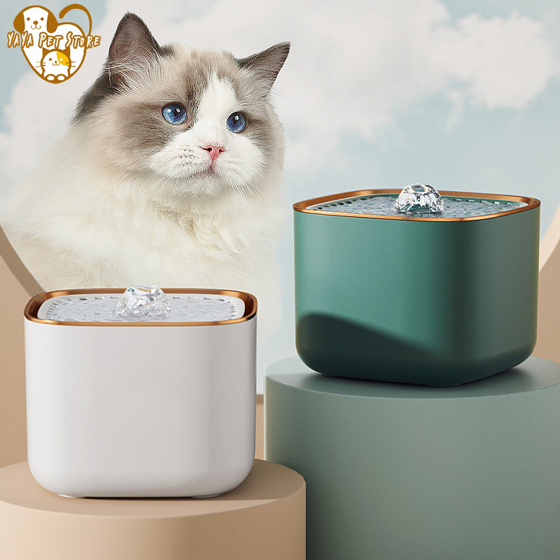 3L mèo đài phun nước tự động tuần hoàn lọc công suất lớn lọc nước Mèo Uống Nước USB điện câm mèo nước quả Lọc các tạp chất và mùi hôi bình máy lọc nước