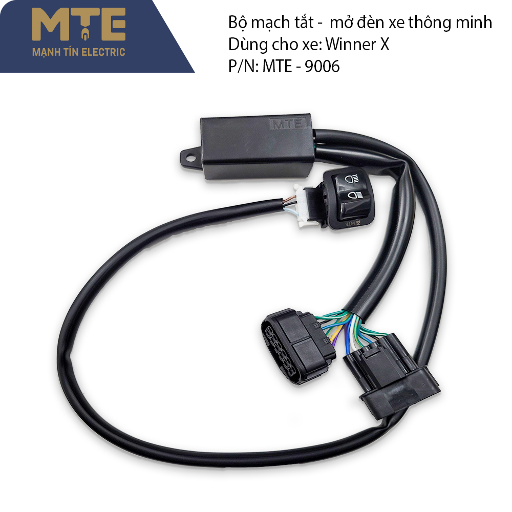 MTE-9006 Bộ mạch tắt - mở đèn dùng cho xe Winner X V2, V3, V4 ... - Tặng kèm nút passing SH