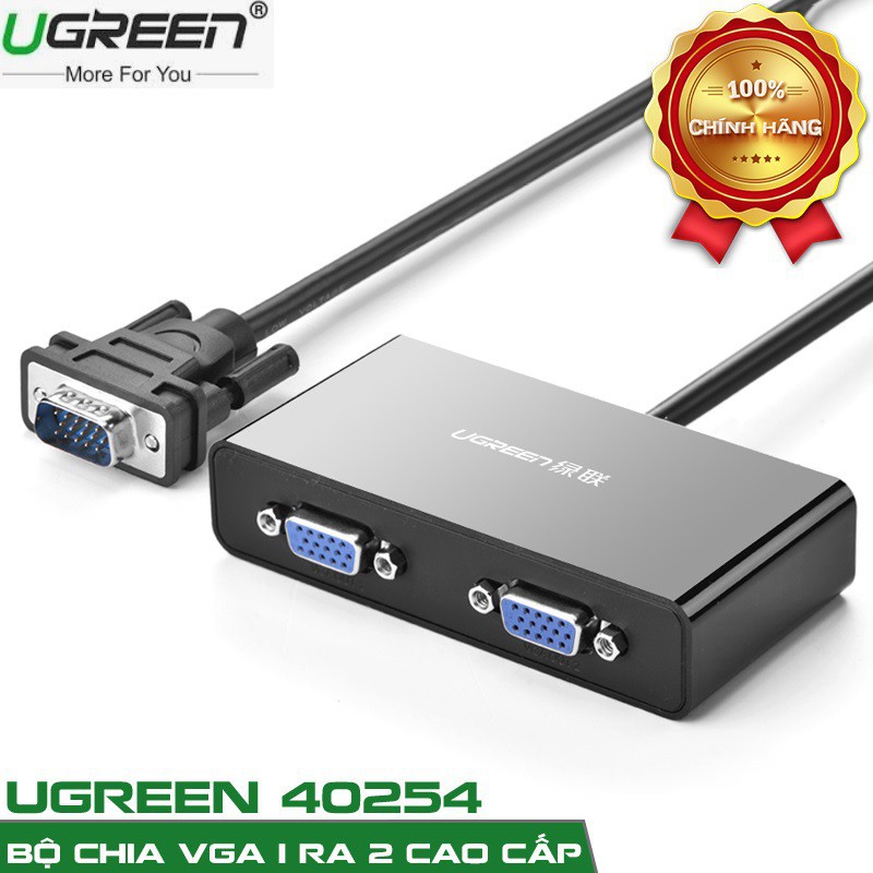 Bộ chia vga 1 ra 2 màn hình ugreen 40254