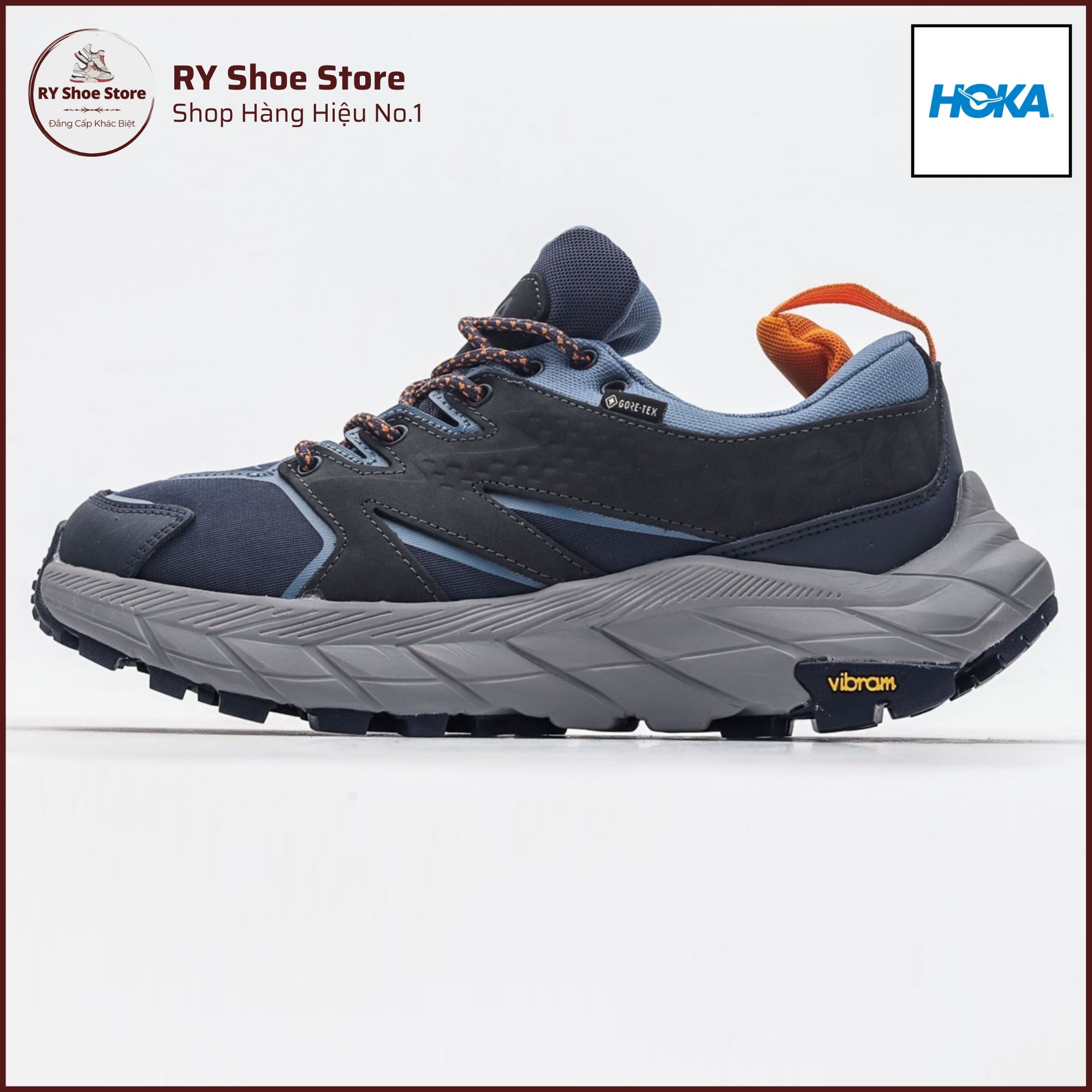 No.1 Giày Đi Phượt Leo Núi Trekking Nam Hoka Anacapa Low GTX