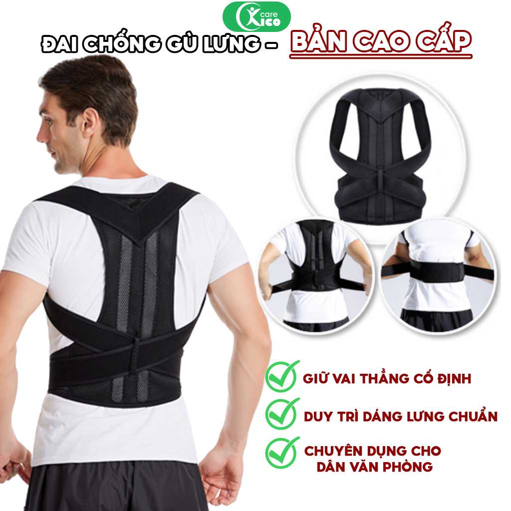 Đai Chống Gù Lưng Cao Cấp, Ngăn Ngừa Thoái Vị