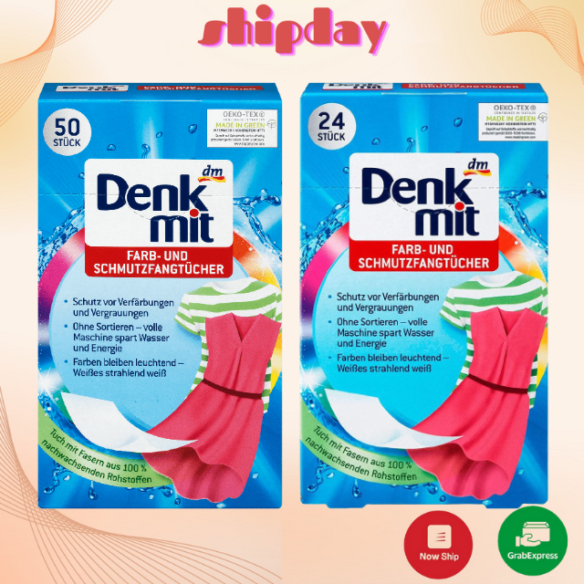 Giấy Chống Loang Màu, Phai Màu Quần Áo Denkmit (24-50 tờ)