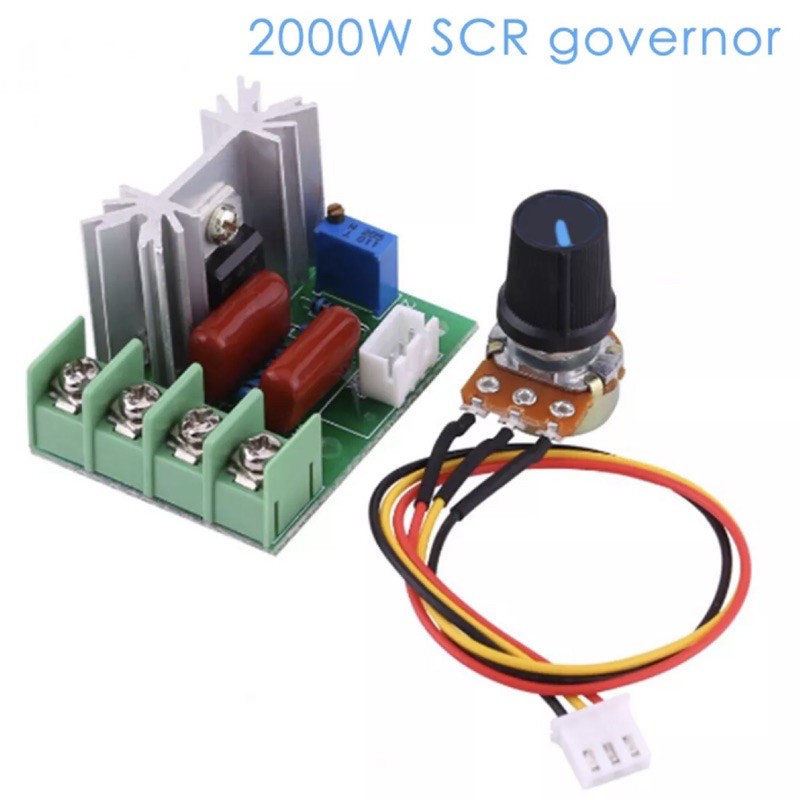 Mạch dimer công suất 2000w Mạch điều khiển tốc độ động cơ, độ sáng bóng đèn AC 220v