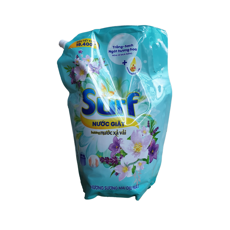 Nước giặt Surf Sương mai dịu mát túi 3.5kg