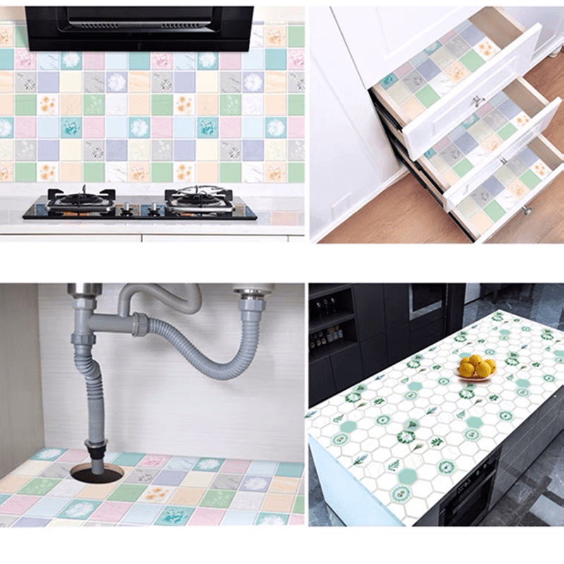 Cuộn giấy decal dán bếp 3d