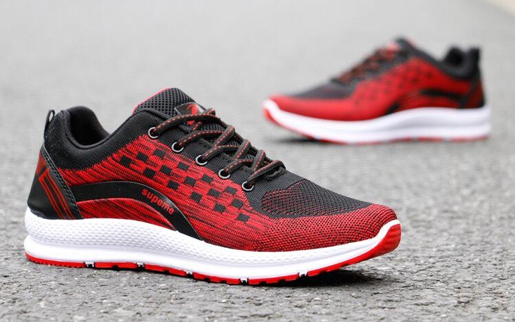 Giày thể thao nam thời trang Hàn quốc đa đụng tập gym mới nhất 2020 hottrend đệm cao su chống trơn -Libra010- đỏ