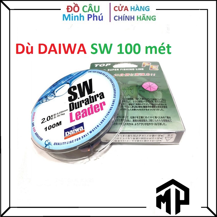 Dây Dù Câu Cá DAIWA SW 100 mét , Dù Câu Cá Siêu Bền , Dù Câu Cá Giá Rẻ - Minh Phú