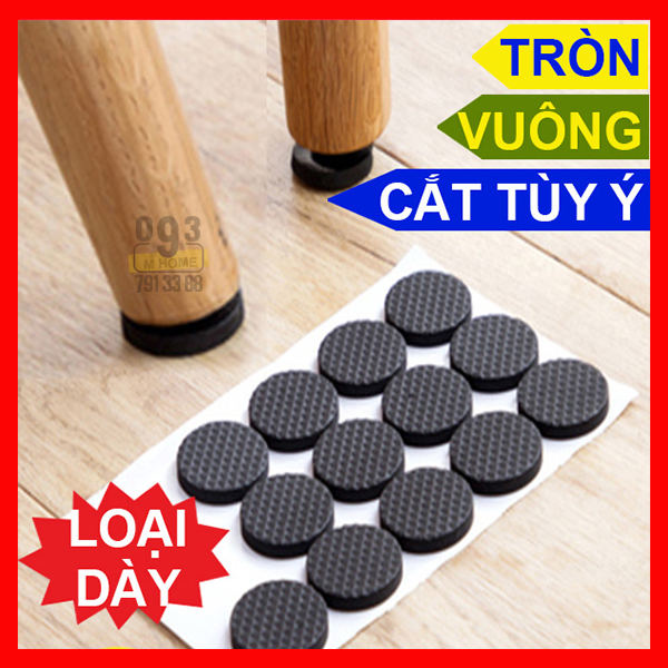 Combo 2 Miếng Cao Su Dán 15x10 cm Miếng Lót Chân Bàn Ghế Giường Tủ Vật Dụng Nội ThấtMiếng Lót Chống Trượt Chống Ồn Chống Trầy Sàn