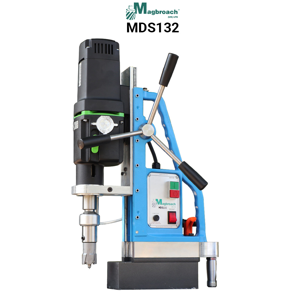Máy khoan từ Magbroach MDS132 đế xoay công suất lớn khoan rút lõi 100mm