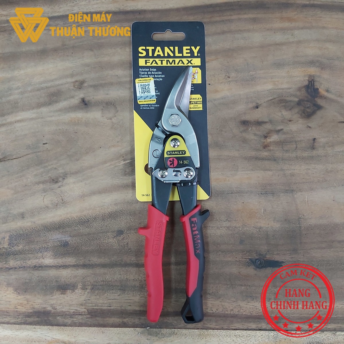 Kéo cắt tôn trái 250mm stanley 14-562-22